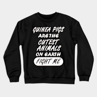 cute guinea pig pet gift Crewneck Sweatshirt